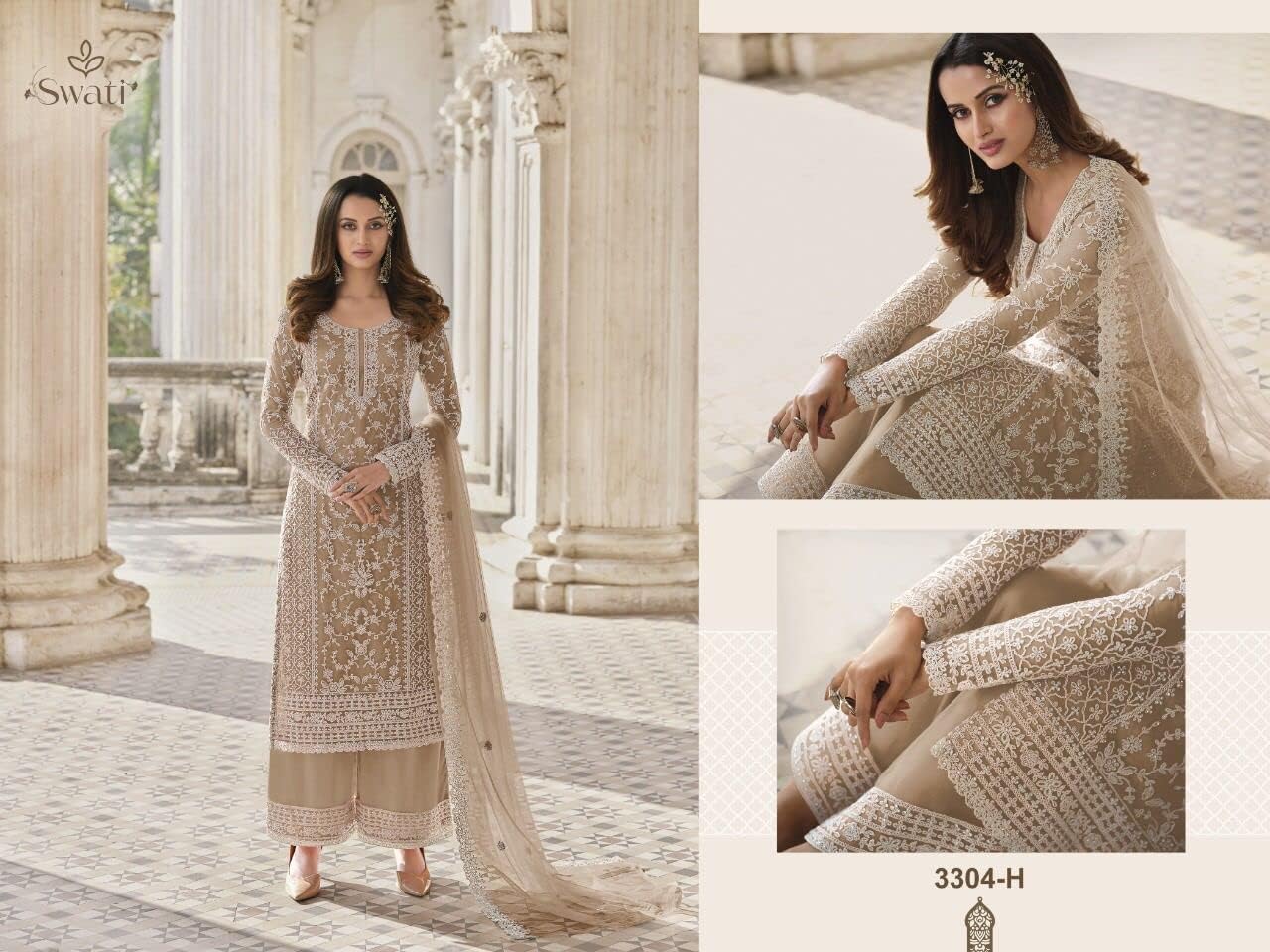 Stylish Designer Pakistani Palazzo Dress Indian Stitched Shalwar Kameez Suits