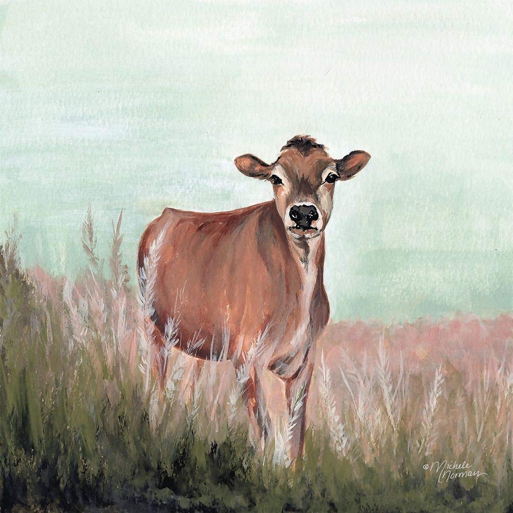 Til the Cow Comes Home Poster Print by Michele Norman (24 x 24)