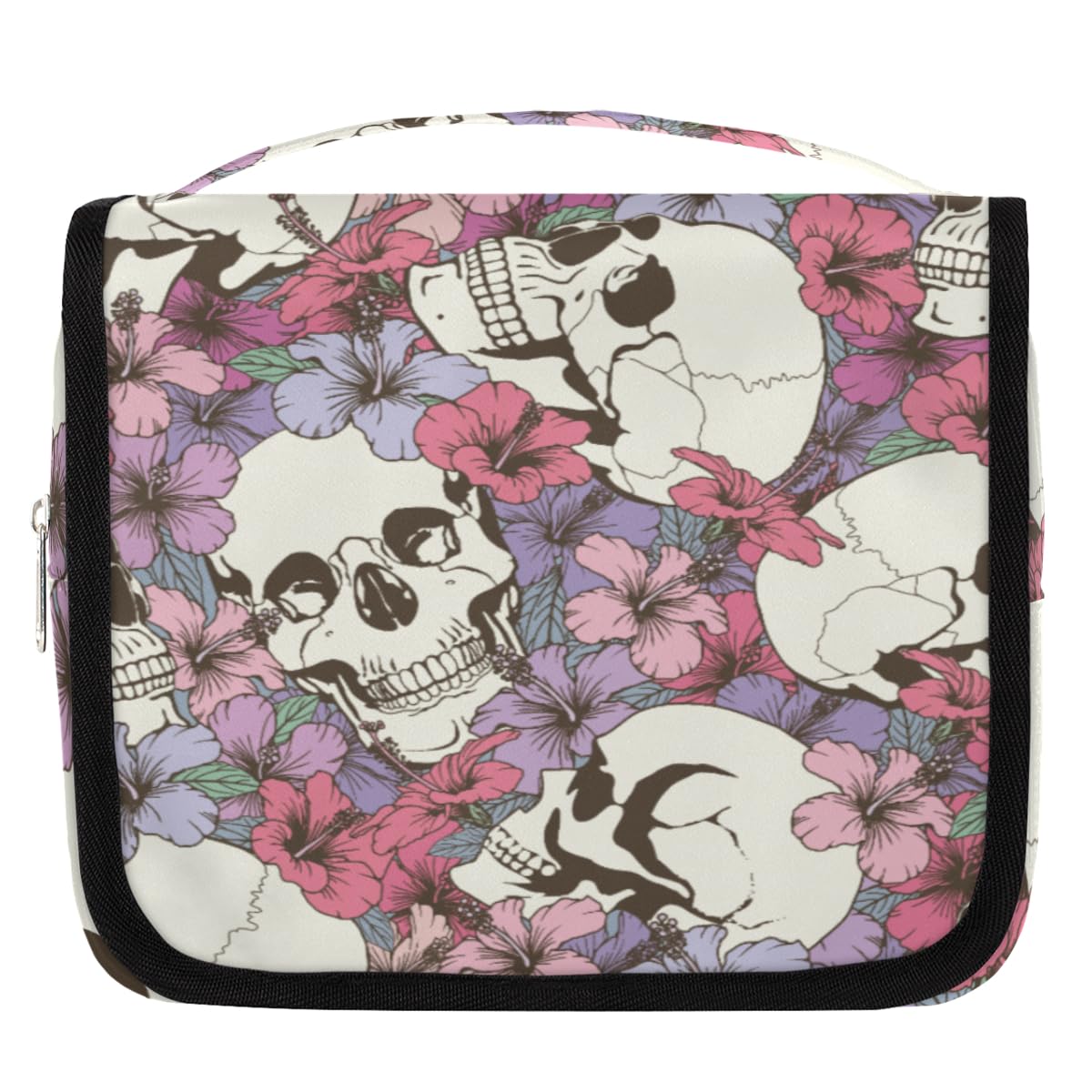 CFERSAN Hanging Toiletry Bag for Women & Men Small Travel Makeup Skincare Necessaire Organizer Kit Cosmetic Bags Waterproof Shower Pouch Expandable