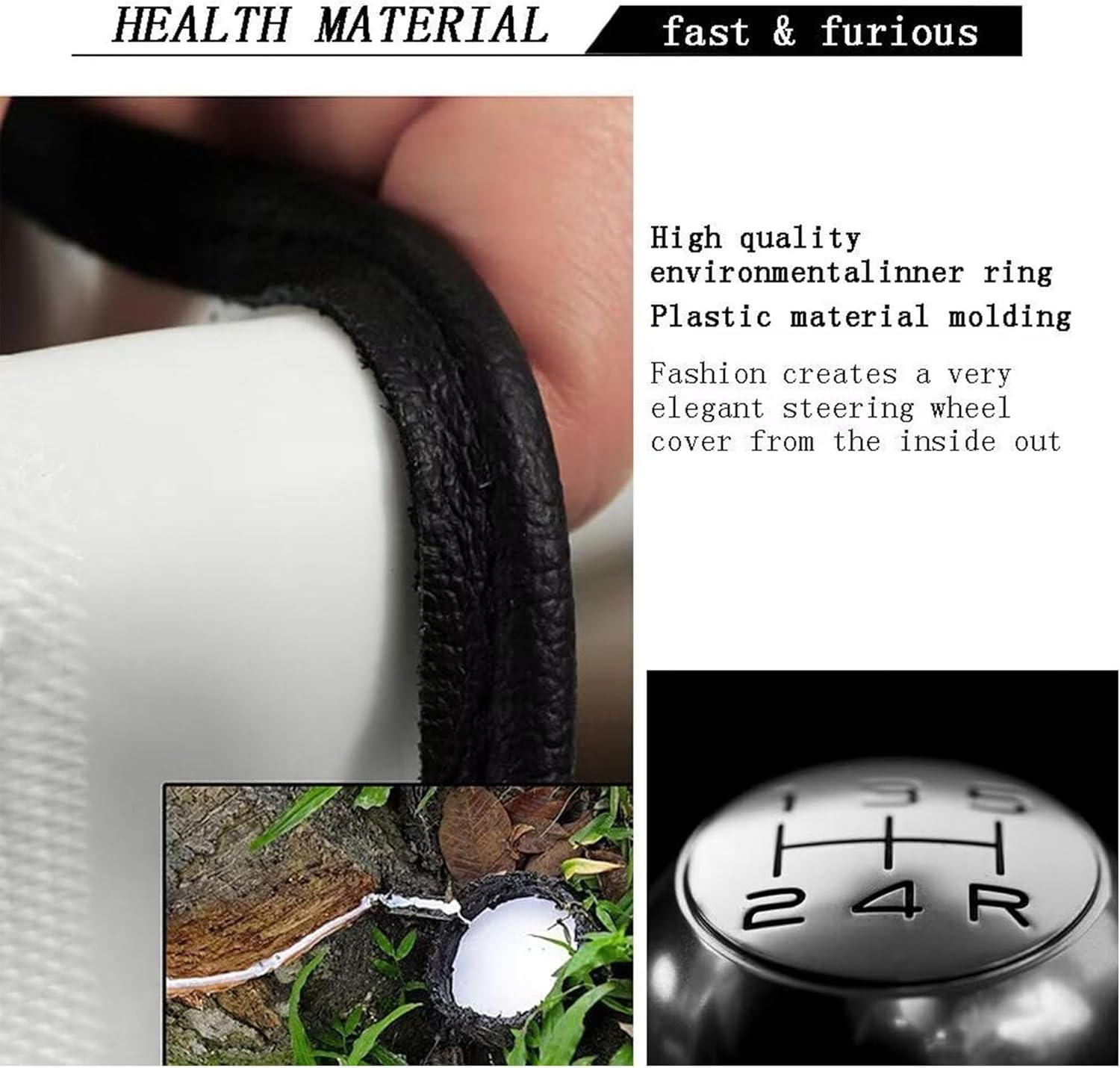 Customized Car Leather Steering Wheel Cover for Toyota Grand Highlander 7 Seater 2024 2025 Microfiber Breathable Anti-Slip Protector Car Accessories Fashionable Generous,BlackRed