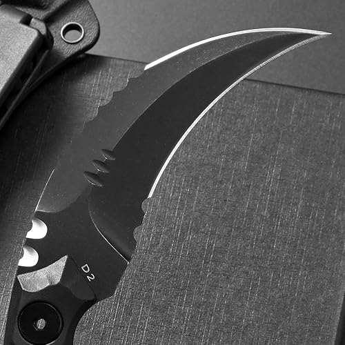 Miniatura 4 de C1691N Cuchillo de hoja fija, D2 de acero y nailon con mango de fibra de vidrio para exteriores, para supervivencia, senderismo, campamento con