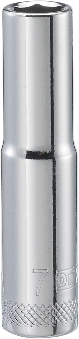 DEWALT DWMT86095OSP 6 Point 1/4'' Drive Deep Socket 7MM