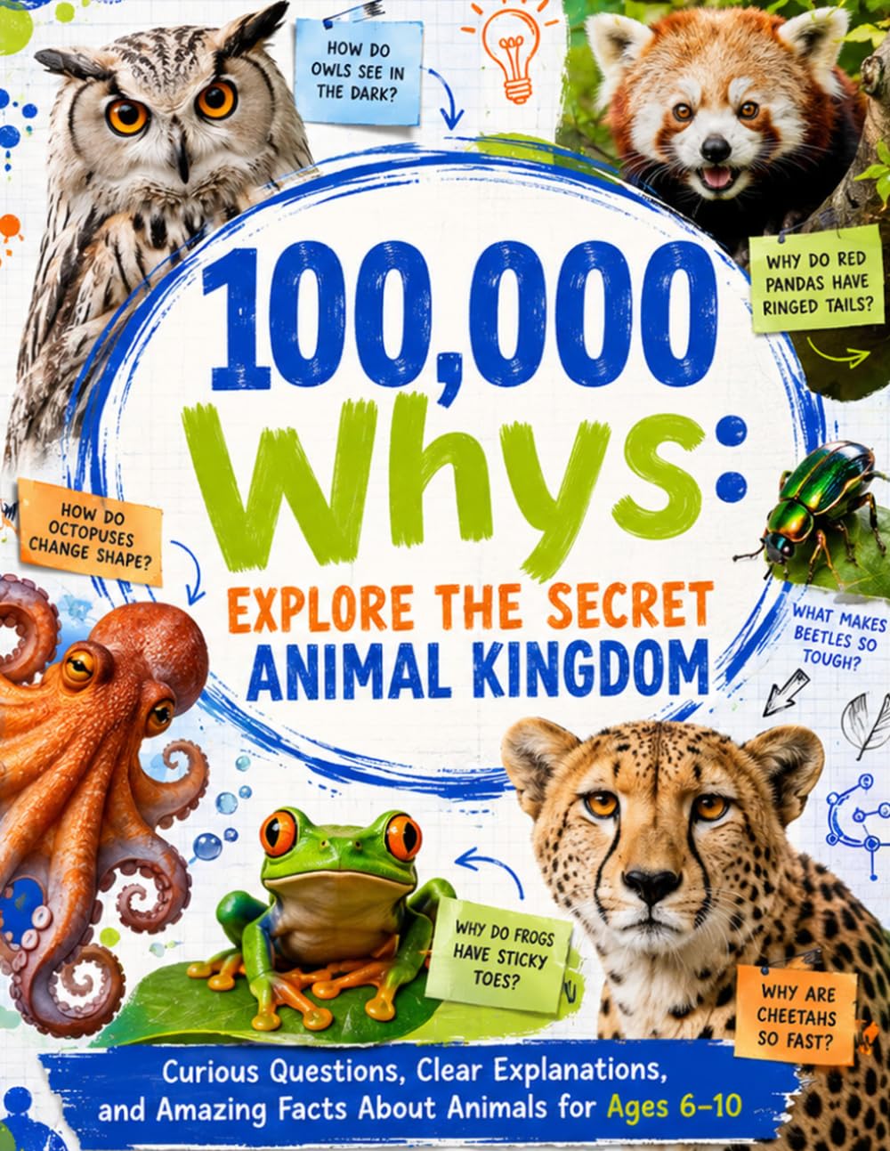 100,000 Whys: Explore the Secret Animal Kingdom: Curious Questions, Clear Explanations, and Amazing Facts About Animals for Ages 6–10