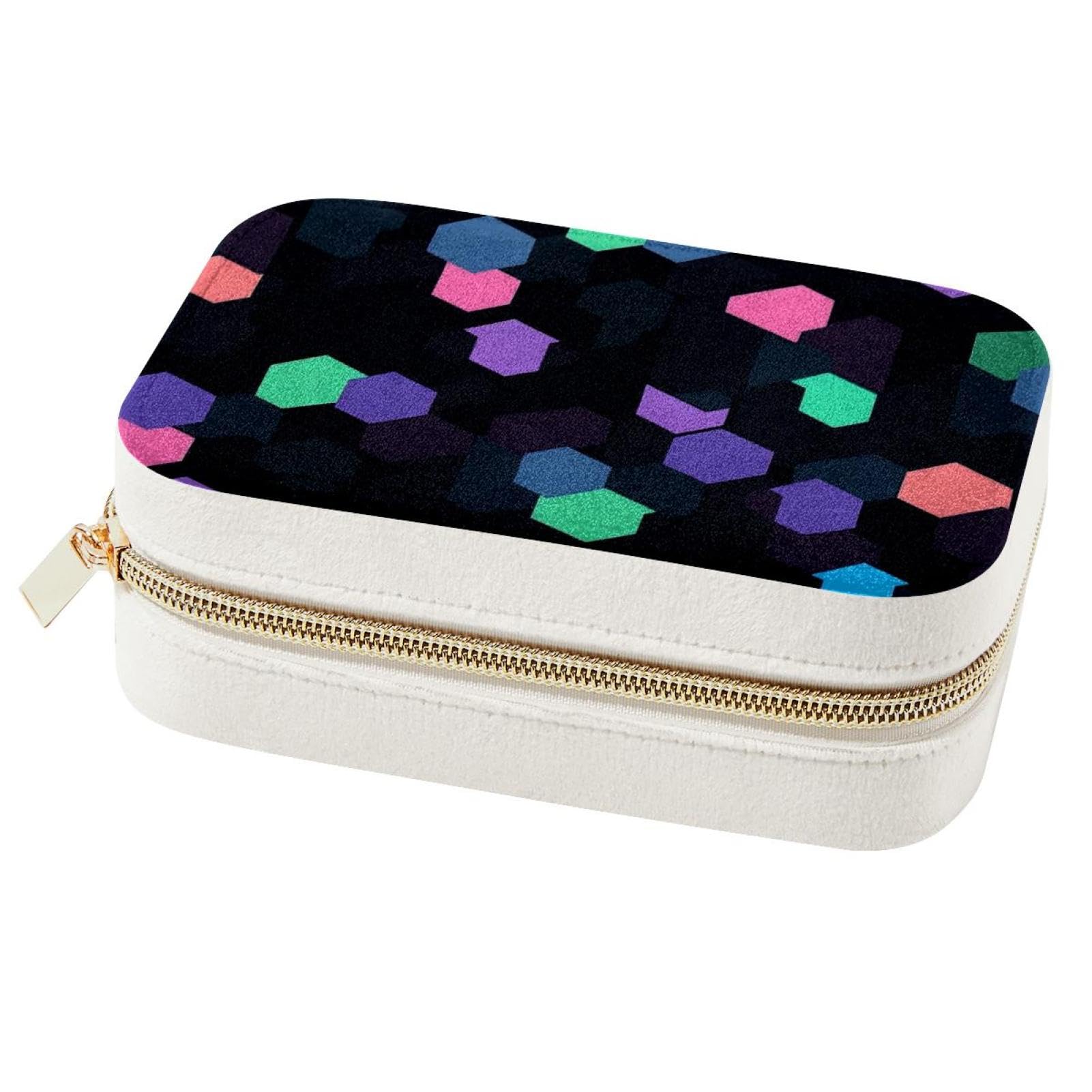 Étui de voyage portable pour bijoux et accessoires de mode féminins