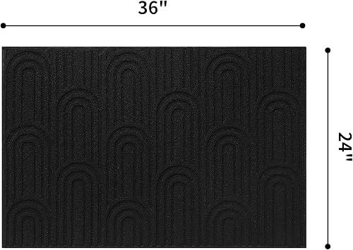 Miniatura 9 de GRANNY SAYS Felpudo para interiores, 32 x 48 pulgadas, antideslizante, tapete grande para puerta, tapete de bienvenida para exteriores, lavable,