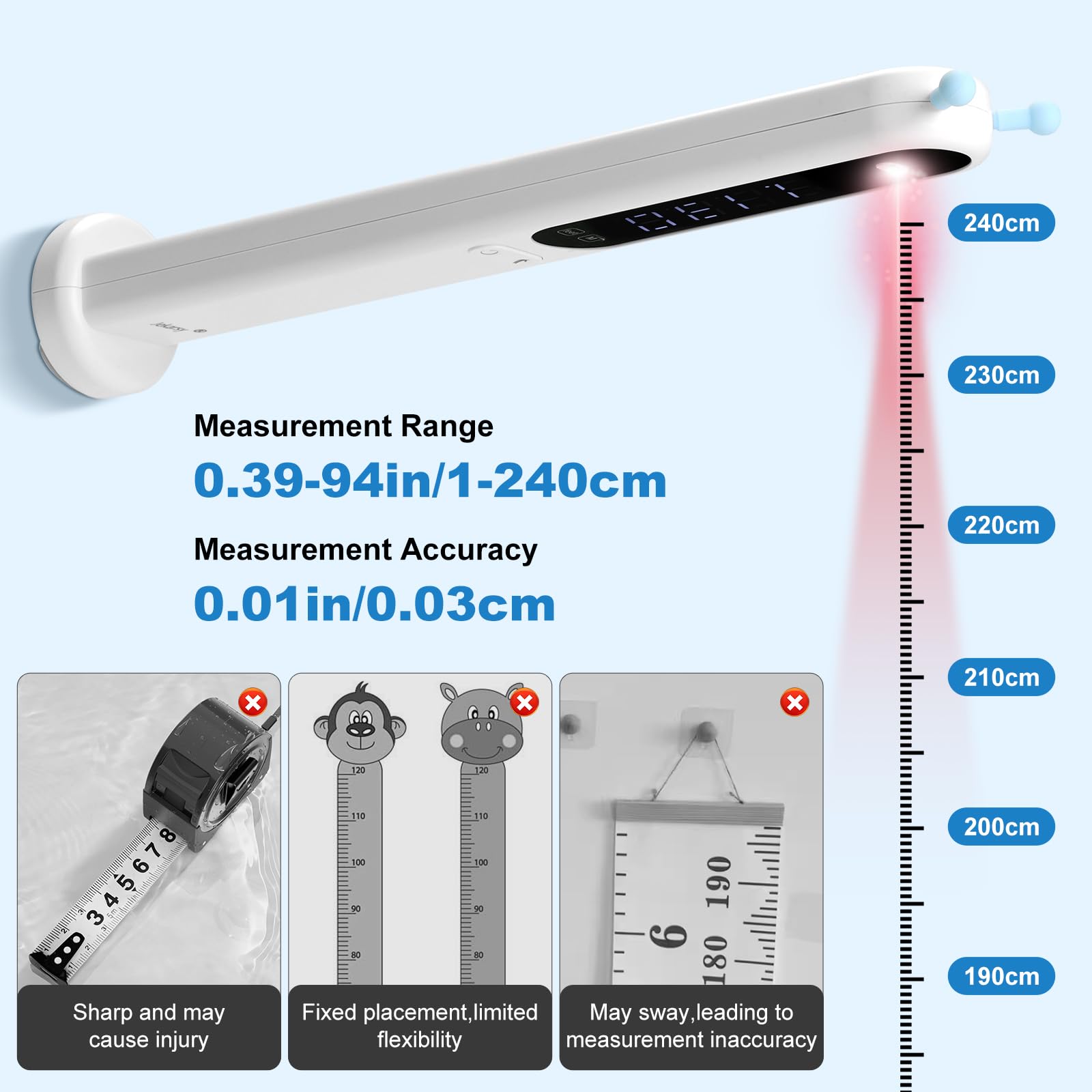 Portable Height Meter - Quick Wall Measurement -7