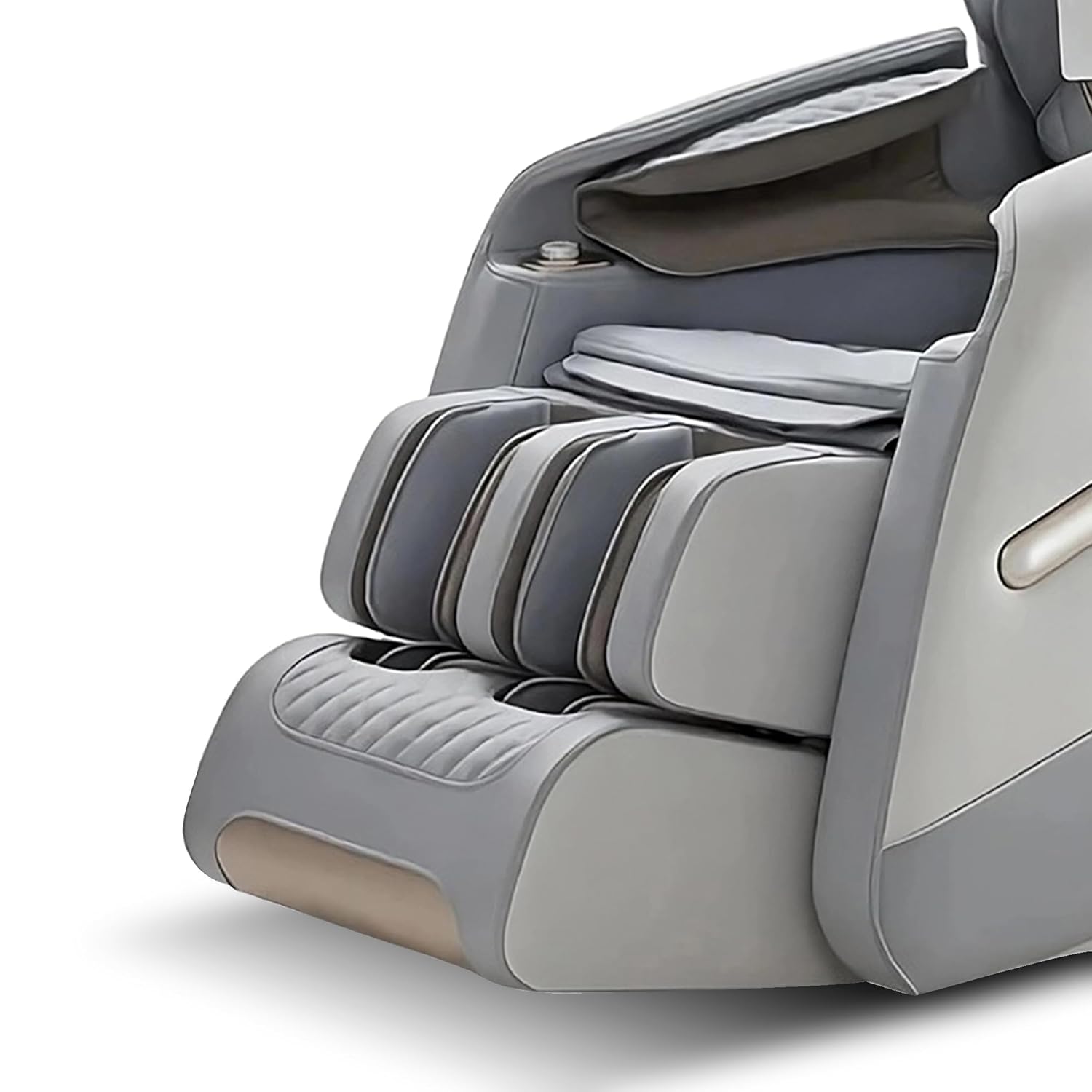 Diagram illustrating 18 customized sets of friction points on a massage chair, indicating various massage zones.