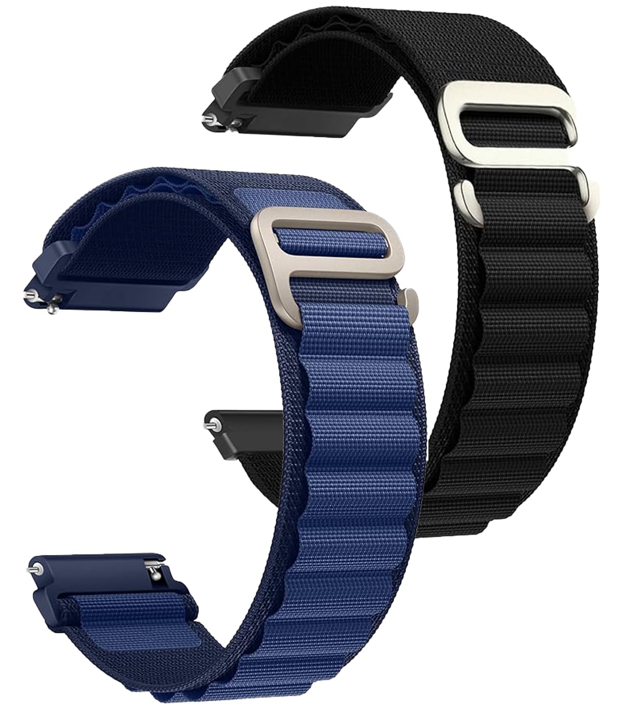 CERLINK 22mm Smart Watch Strap With Alpine Loop For Noise Colorfit Ultra/Oneplus 46mm/Samsung Galaxy Watch 3 45mm/Realme S/S Pro/ & With All 22mm Watches-image-19