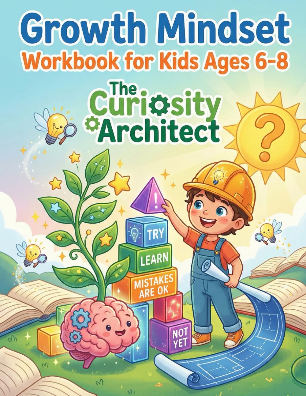 Growth Mindset Workbook for Kids Ages 6–8: 40 Days of Fun 10-Minute Activities to Build Confidence, Improve Handwriting, and Help Kids Stay Calm & Curious