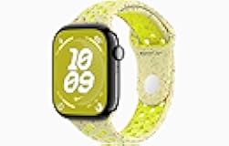 Apple Watch Series 10 [GPS, 46mm] - Jet Black Aluminum Case with Volt Splash Nike Sport Band, M/L (Renewed)