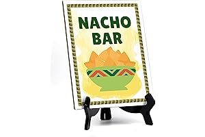 Signs ByLITA Nacho Station Sign with Stand