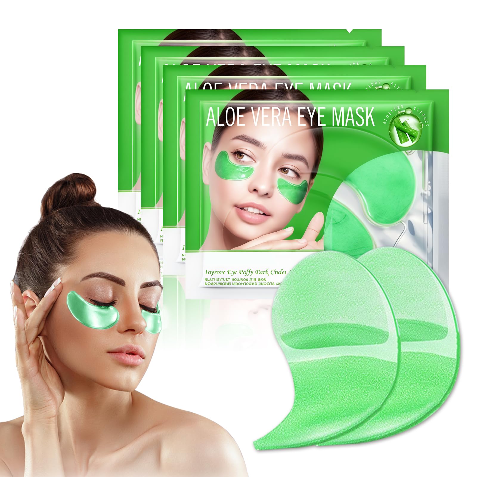 60 Pcs Aloe Vera Augenmaske,Deep Hydration Feuchtigkeitsspendende Eye Pad  Mask,Augenpads gegen Augenringe,Gel-Eyepads,Reduziert Dunkle Kreise und  Schwellungen,Anti-Falten (Grn) : Amazon.de: Kosmetik