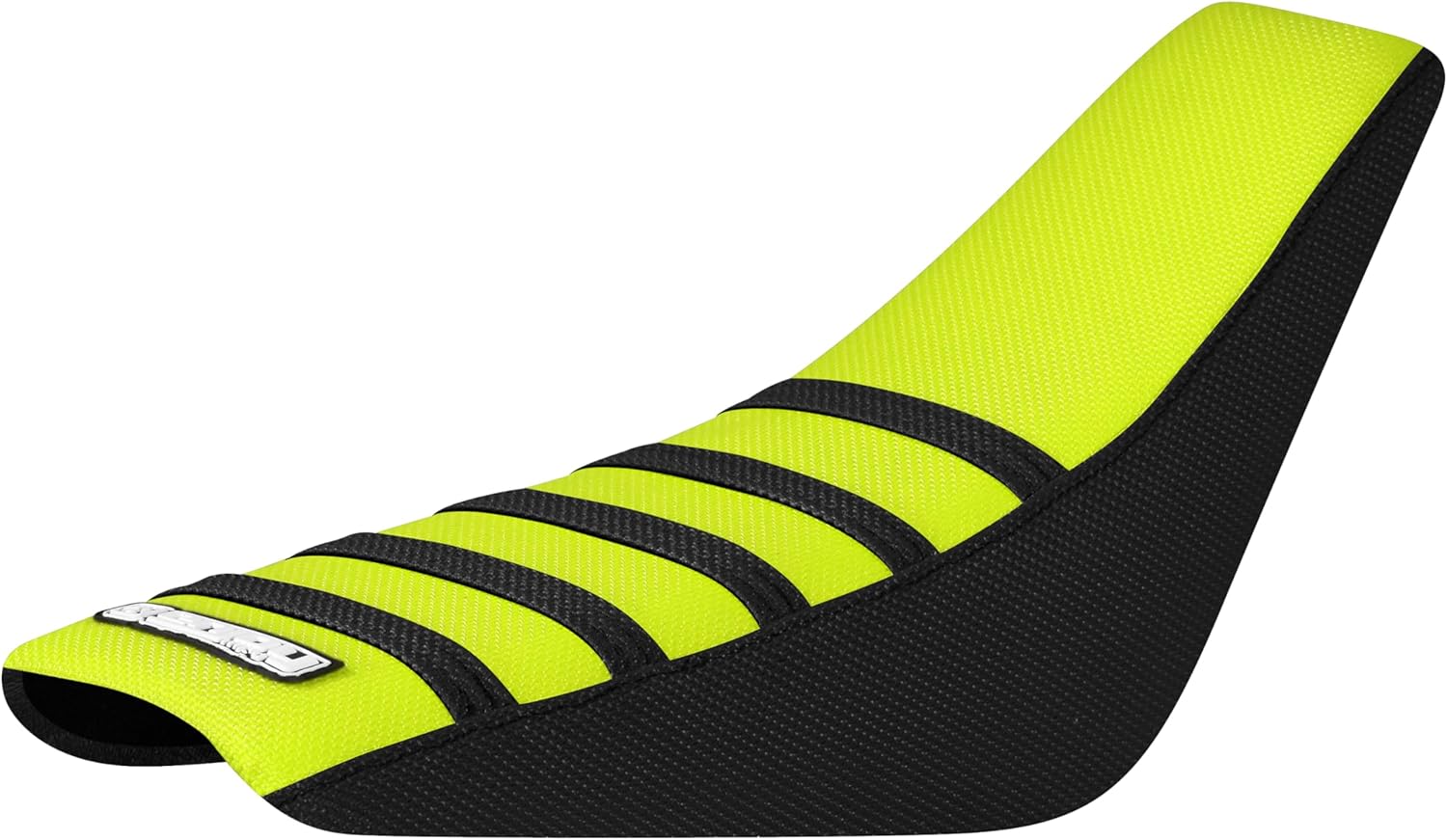 Enjoy Mfg Seat Cover - Compatible with Razor MX650 Dirt Rocket ebike #505 (All Black with Yellow Ribs)