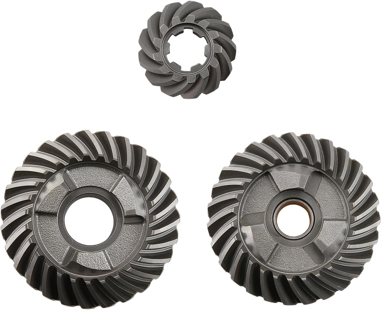 New Boat Motor Outboard Gear Set Kit 61N-45551-00 Pinion and 61N-45571-00 Reverse and 61N-45560-10 Forward Gear for Yamaha Outboard F25 E25B E30H 30H 25B Boat Engine