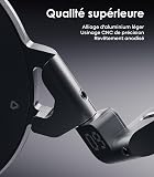 Aulumu G09 Magnetic Ring Grip | Omnidirectional Rotation | MagSafe Compatible | Aluminium Alloy Construction | Stable Dual-Sided Magnetic Attachment | Includes Handle Ring Phone Stand- Silver - 5