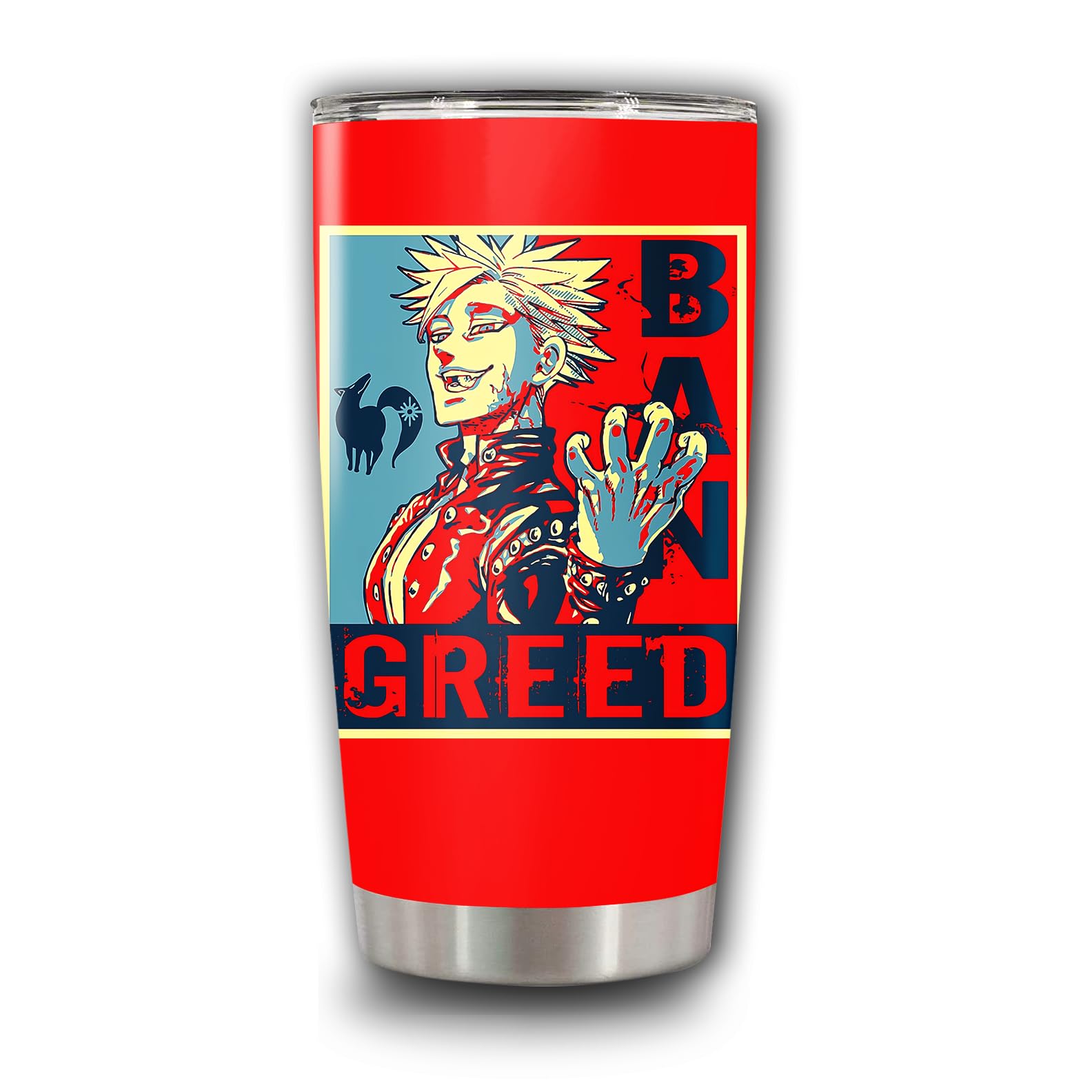 WONTIFY Insulated Tumbler Seven Coffee Deadly Friend Sins Vacuum Mug Ban Bottle Greed Tea Travel Cup Family 20 30 Oz Gifts for Friend Birthday Christmas