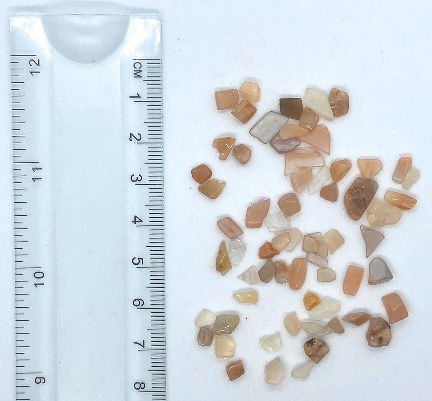 Moonstone Crystal Gemstone Undrilled Chips - 50 Grams - Image 4