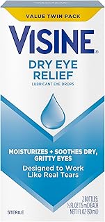 Visine Dry Eye Relief All Day Comfort Lubricant Eye Drops, .5 fl oz.
