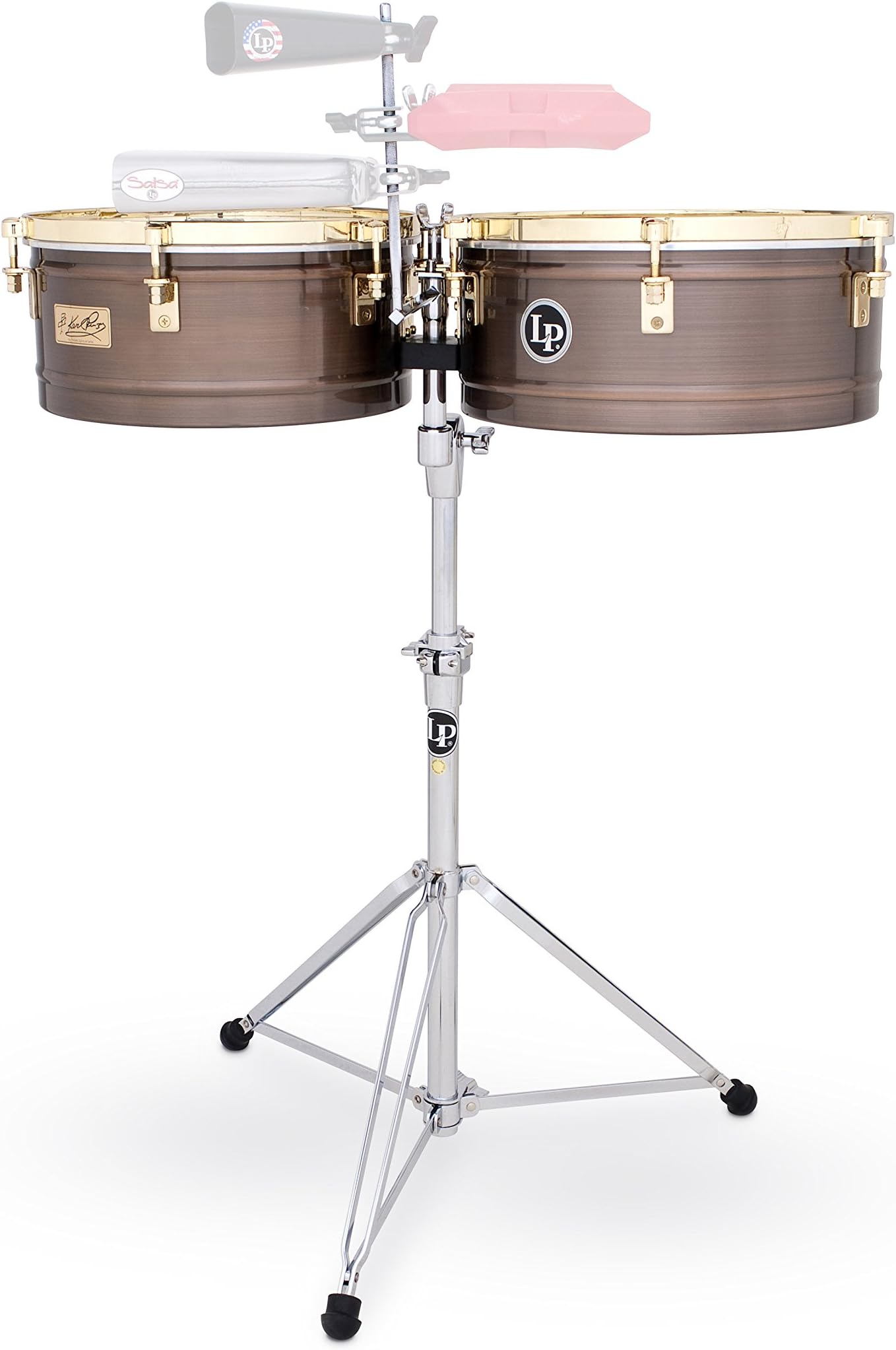 Latin PercussionLP257-KP 14 Plus 15 x 6.5-Inch Karl Perazzo Timbales