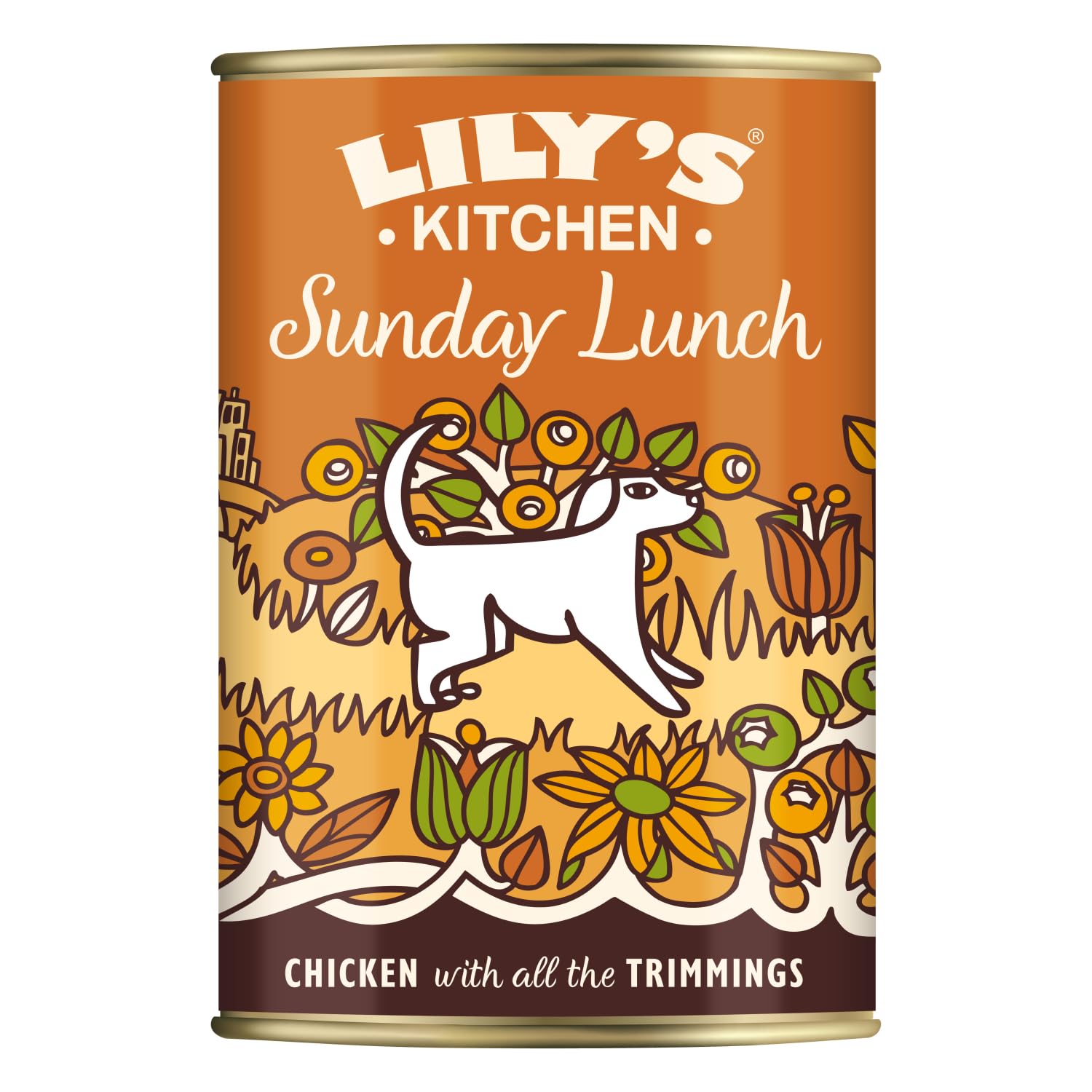 Lily’s Kitchen Fabriqué à partir d’ingrédients naturels Boîte d’Aliments humides pour Chiens Adulte au Poulet aux Légumes 6 x 400g