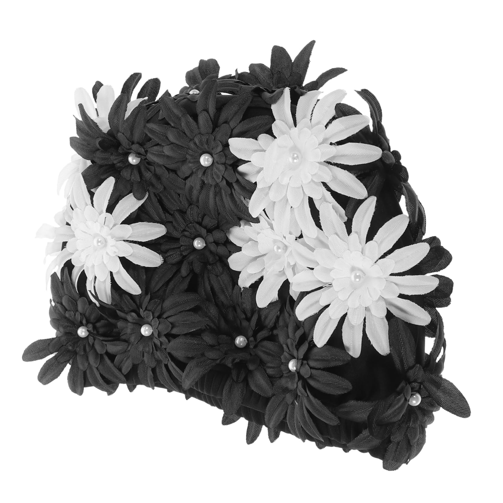 BESTonZON Tapa de natación de Flores Impermeable Piscina Tapa de Ducha para Mujeres Reutilizable Mantener Baños Tela Floral Gorro de baño Mujer Tapa de natación para Mujeres Brocado