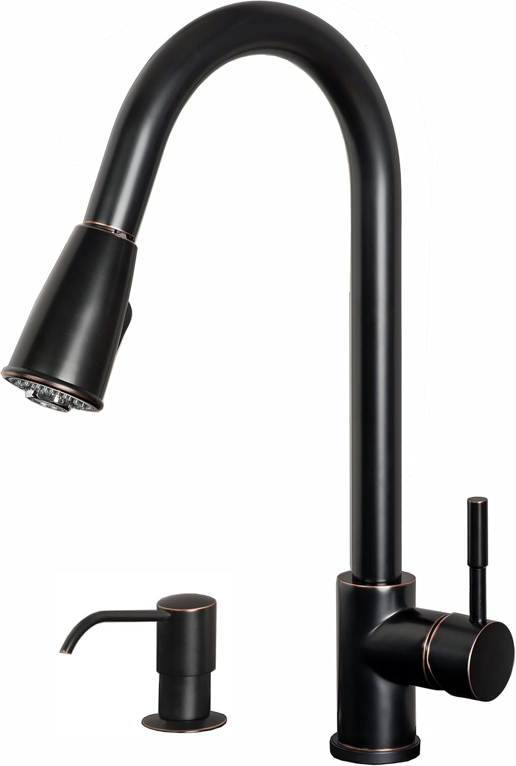 Laguna Brass 1130TB 16" Single Handle PullDown Kitchen Faucet with