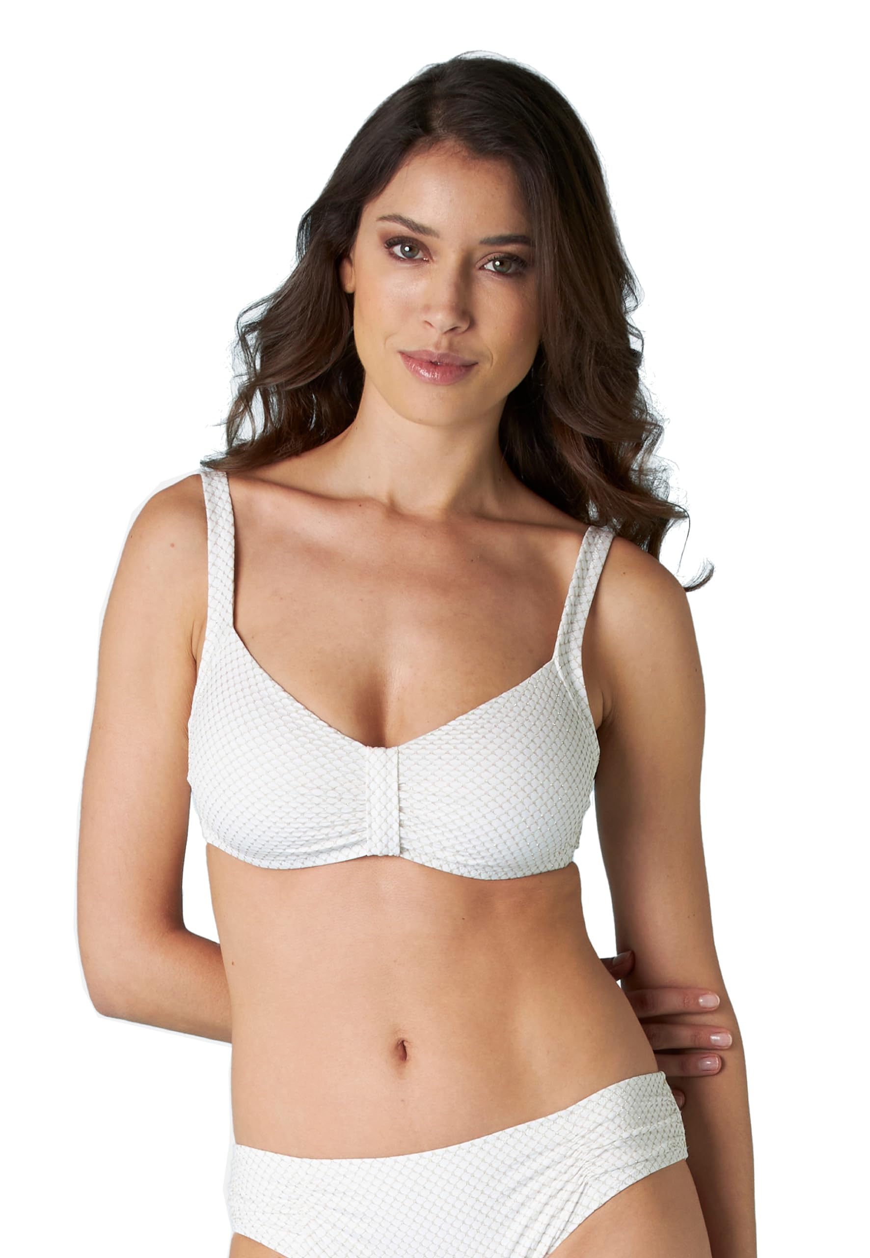 Lovable Reggiseno Soft Bikini In Jacquard – Senza Ferretto, Con Lurex Oro E Spalline Regolabili