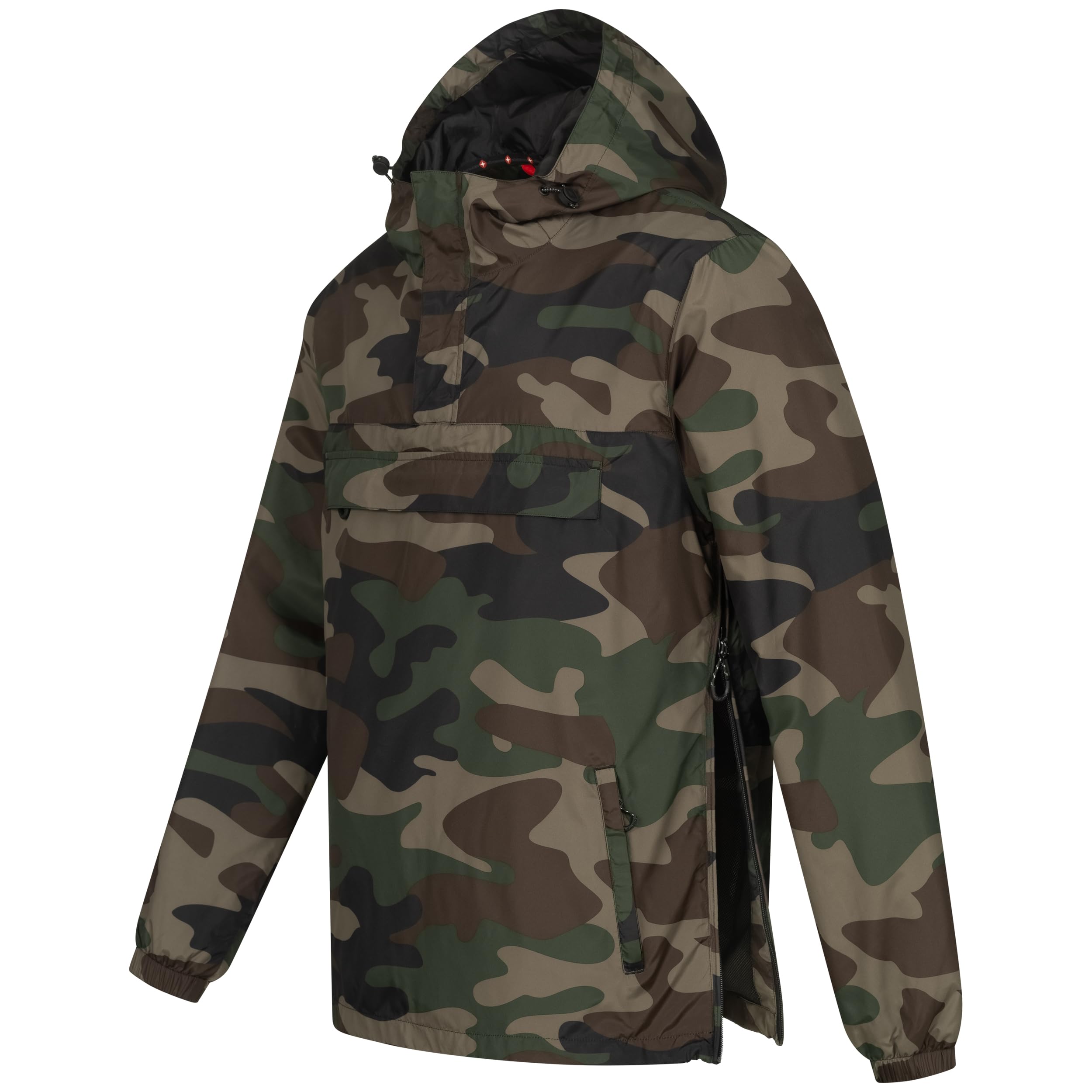 Höhenhorn Lepon Herren Jacke Windbreaker Schlupfjacke Anorak Trainingsjacke mit Brusttasche, Gr. S bis 3XL