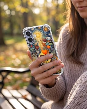 PrintiFy İnfinix Note 50 Pro Plus ile Uyumlu Düşlerin Dansı serisi Yıldız Yolculuğu Tasarımlı Uv Baskılı Köşe Korumalı Antişok Kılıf