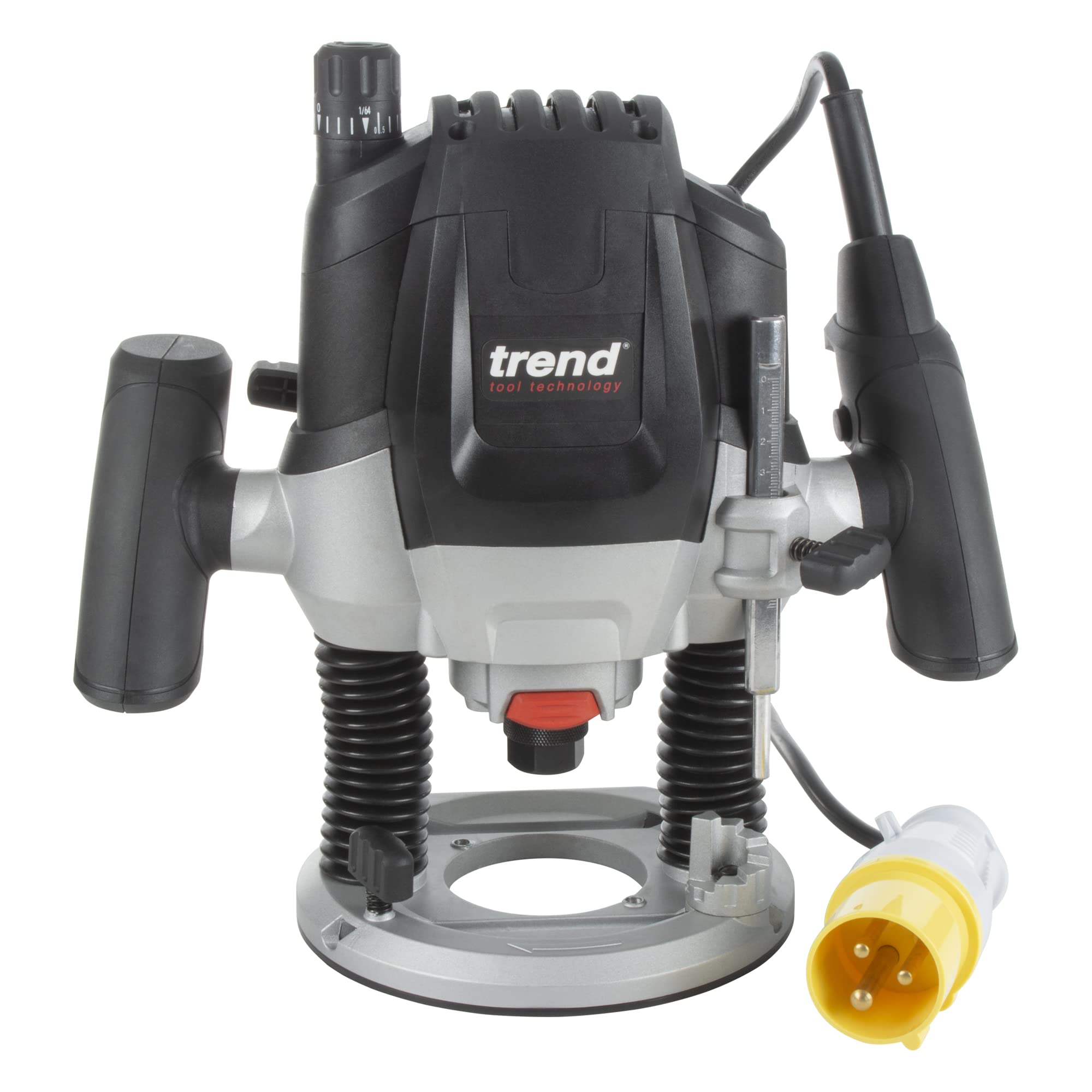 Trend 1750W 1/2 Inch Variable Speed Plunge Router 110V 16A Pk 1 T7elk