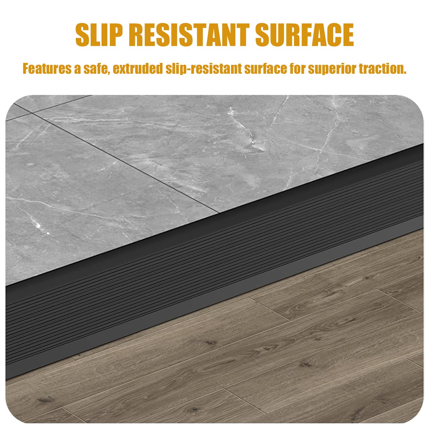 2 pièces de profilé de Transition de Sol, Protection de Bord biseauté en Aluminium pour Moquette et sols, idéal pour Les seuils de Moquette.,Rose Gold,10.2×125 cm