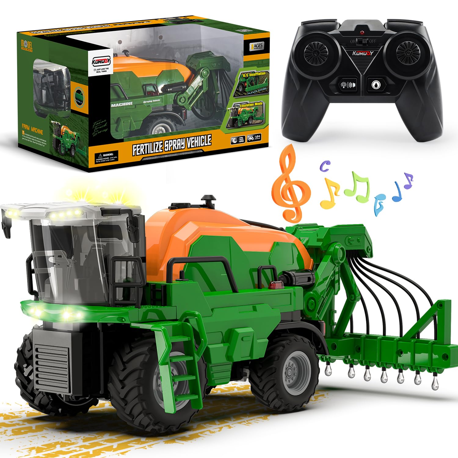 Remote Control Tractor, RC Farm Vehicle Toy