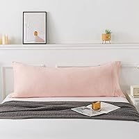 Vista 35 de H Household - Funda de almohada 100% algodón jersey - Ligera, cómoda, súper suave y transpirable, fundas de almohada tejidas en hilado con cierre