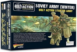 Soviet Army (Winter) Starter army - 28mm Scale Plastic Miniatures for Bolt Action by Warlord Games - Highly Detailed World War 2 Miniatures for Table-top Wargaming