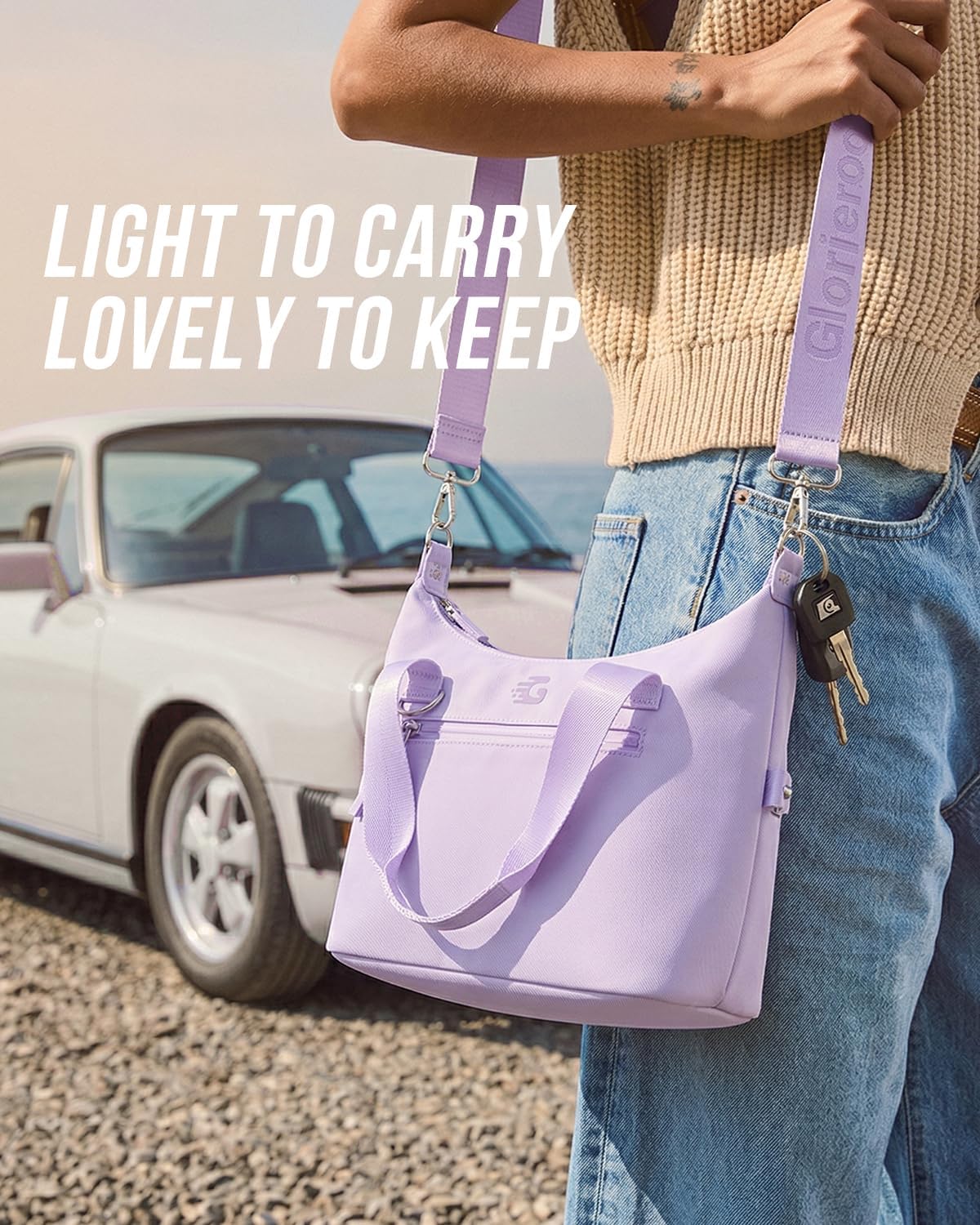 GLORIEROO Pastel Lunch Box Women | Insulated Soft Waterproof Leakproof Lunch Bag Cooler | Adjustable Strap | BPA-Free