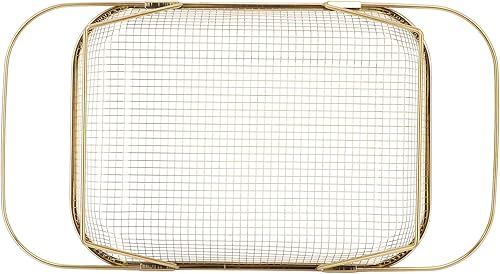 Miniatura 9 de Colador sobre el fregadero, cesta colador de acero inoxidable, cesta de malla fina para cocina casera (13 pulgadas de largo x 10 pulgadas de ancho x