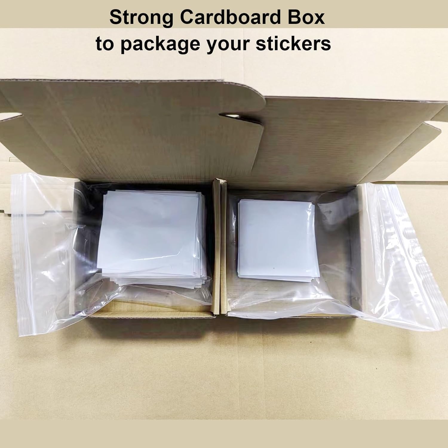 10-300 pcs Custom Round Square Rectangle Stickers Labels for Business Logo, 67 Sizes, 1.5-10 in, Waterproof Vinyl, Upload Your Design