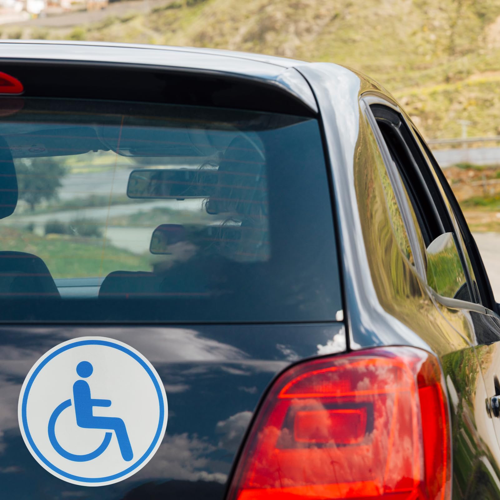 Produktbild von Rollstuhltransport Magnetschild – Magnetfolie Für Auto, Lachschonend, Wasserfest, Made In Germany
