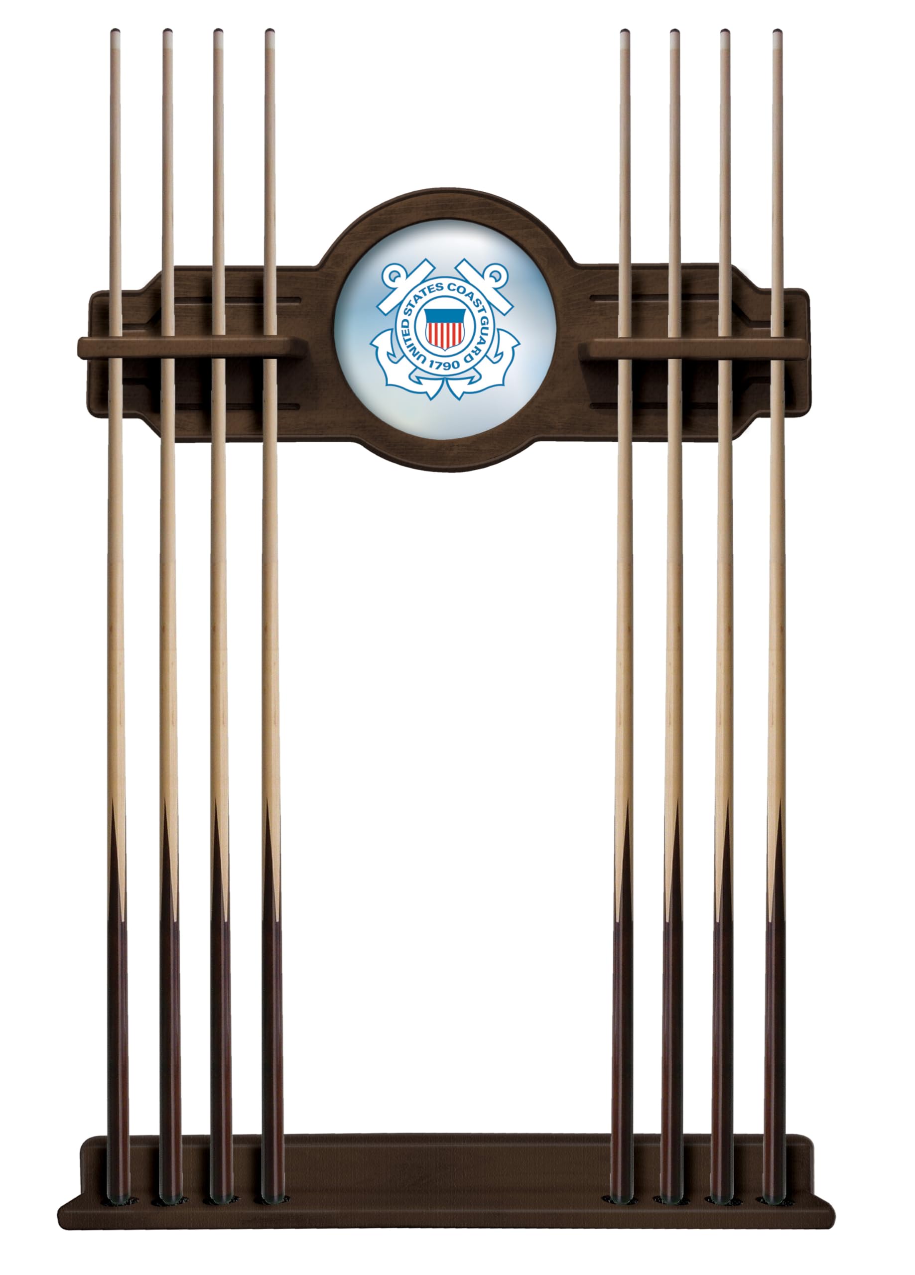 U.S. Coast Guard Cue Rack in Navajo Finish by Holland Bar Stool