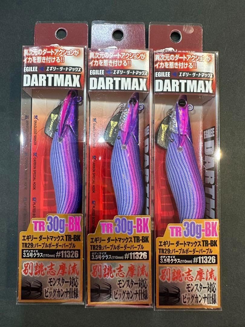 エギリーダートマックスTR 30g 人気カラー パープルボーダー