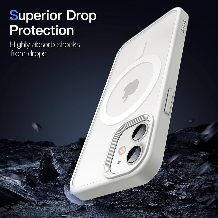 iPhone12 ホワイト + MagSafeケース Amazon.com: JETech Magnetic Case for iPhone 12/12 Pro 6.1