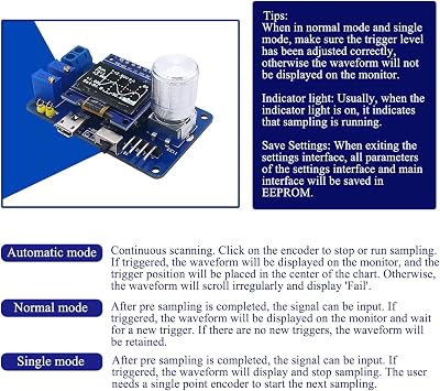 Mini Digital Oscilloscope Soldering Practice Kit Portable Electronic DIY Learning Tool for Electronics Enthusiasts