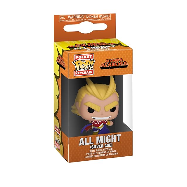 Foto 2 de 7 de Funko Pop! Keychain: MHA - All Might - (Silver Age) - My Hero Academia
