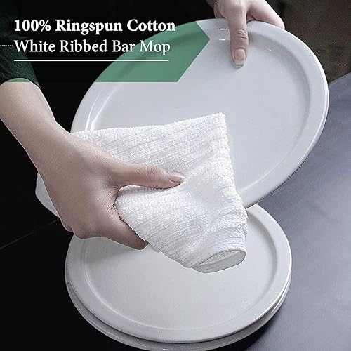 Miniatura 4 de TOALLA Paquete de 60 trapos de limpieza de toalla 100% algodón, trapos de limpieza suaves y grandes, súper absorbentes, de secado rápido, ideales