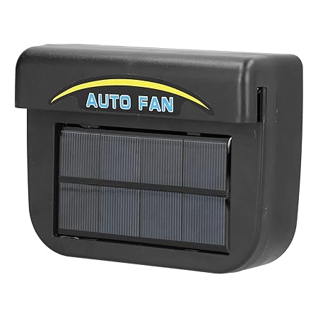 Vehicle Ventilation Cooler, Lightweight Car Exhaust Fan 2V Portable 0.5W for Car(Solar car Fan_Big Board, Pisa Leaning Tower Type)