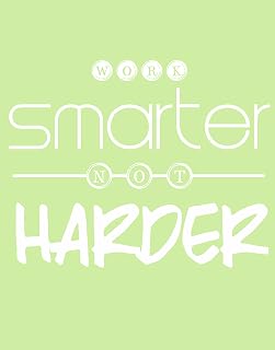 My Vinyl Story Work Smarter Not Harder 8-by-10-inch print