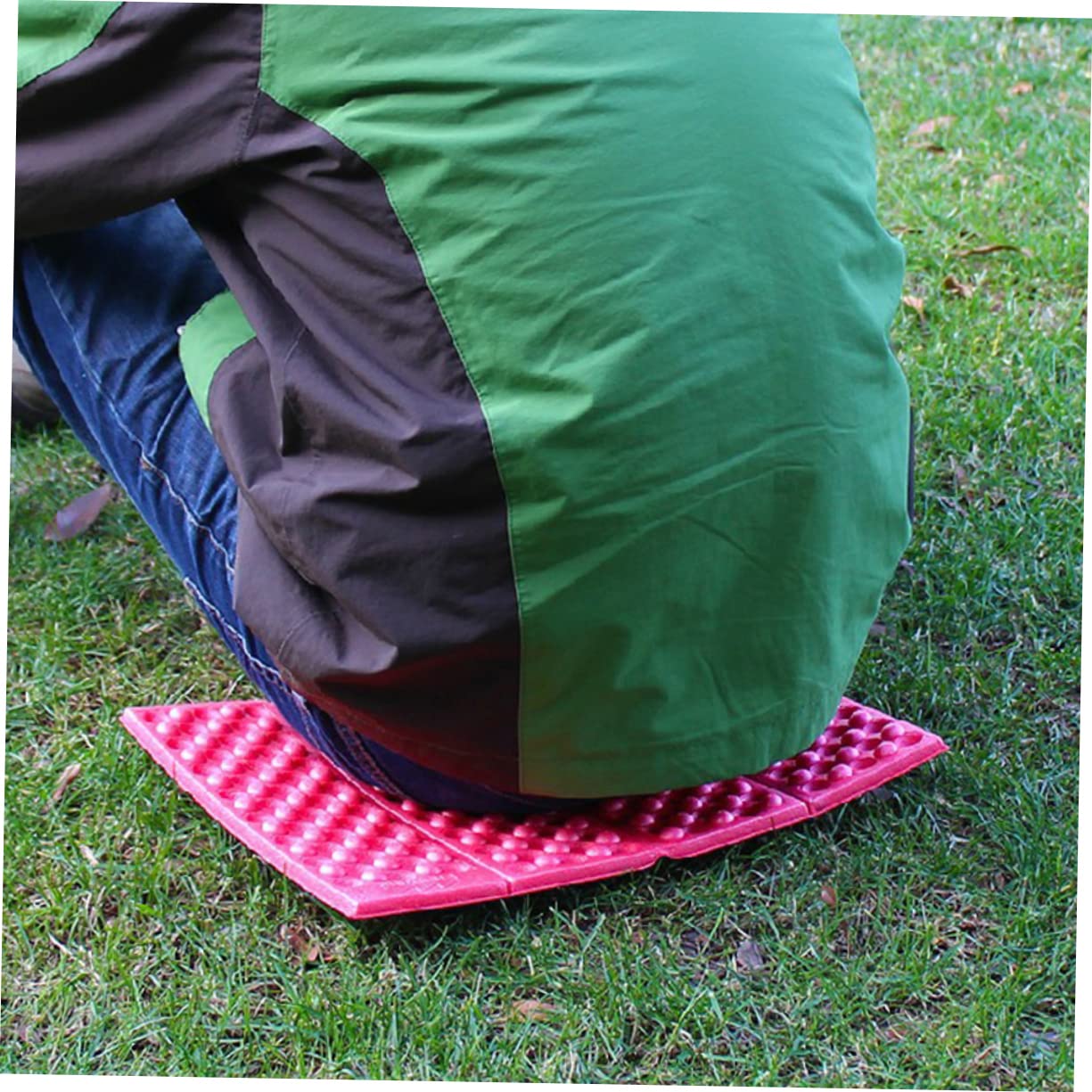 GAROZATION Folding Waterproof Seat Cushion for Camping Picnic Park Memory Foam Pad