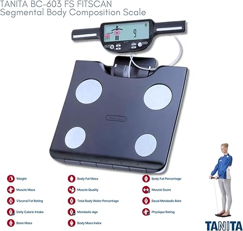 Miniatura 2 de TANITA BC-603 FS FITSCAN SEGMENTAL Monitor de composición corporal con tarjeta SD