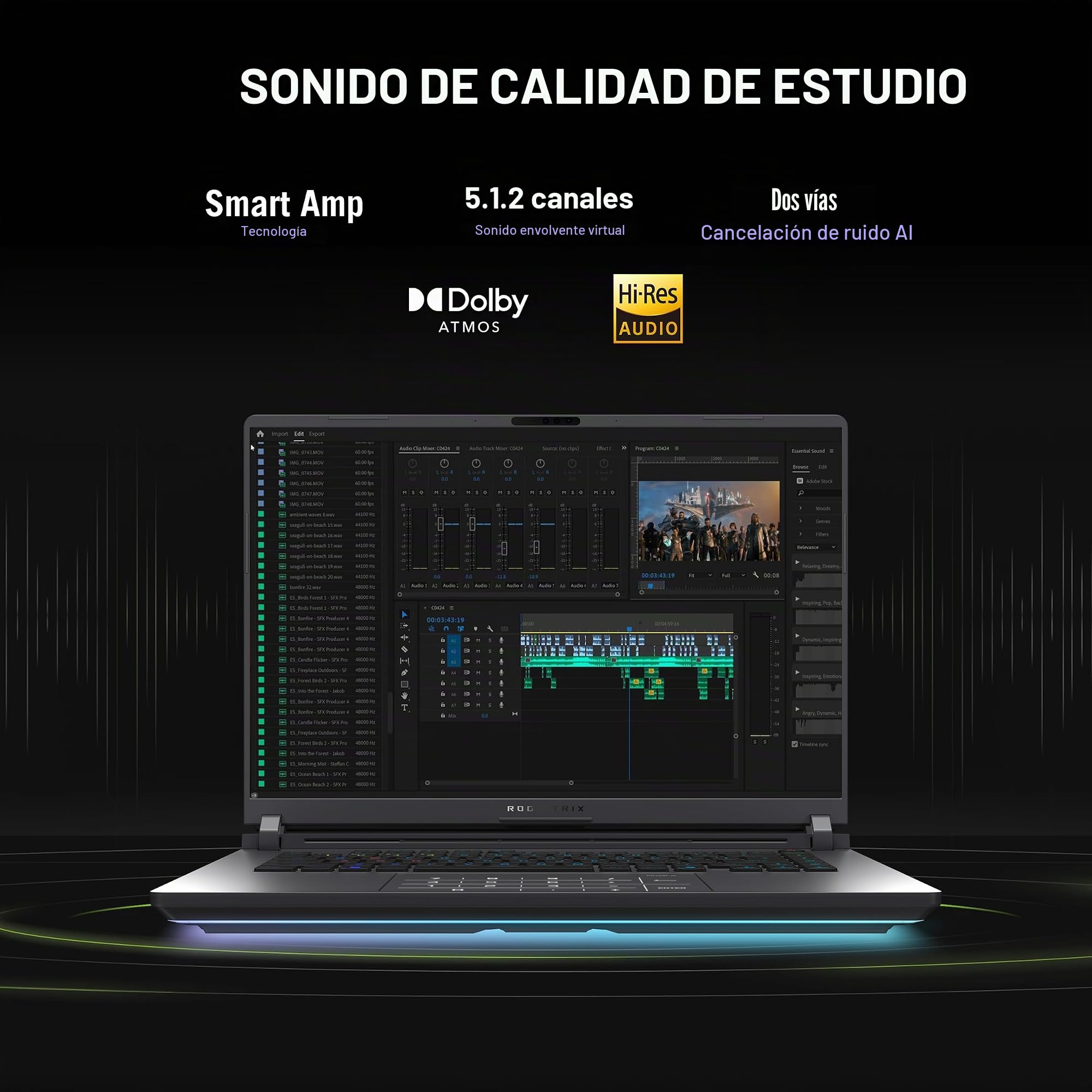 ASUS ROG Strix G16 - Laptop para juegos, pantalla IPS de 16 pulgadas 2.5K 240Hz, Intel Core Ultra 9 275HX, GeForce RTX 5080 16GB GDDR7, 32GB DDR5 RAM, 1TB PCIe SSD, Wi-Fi 7, teclado de diseño
