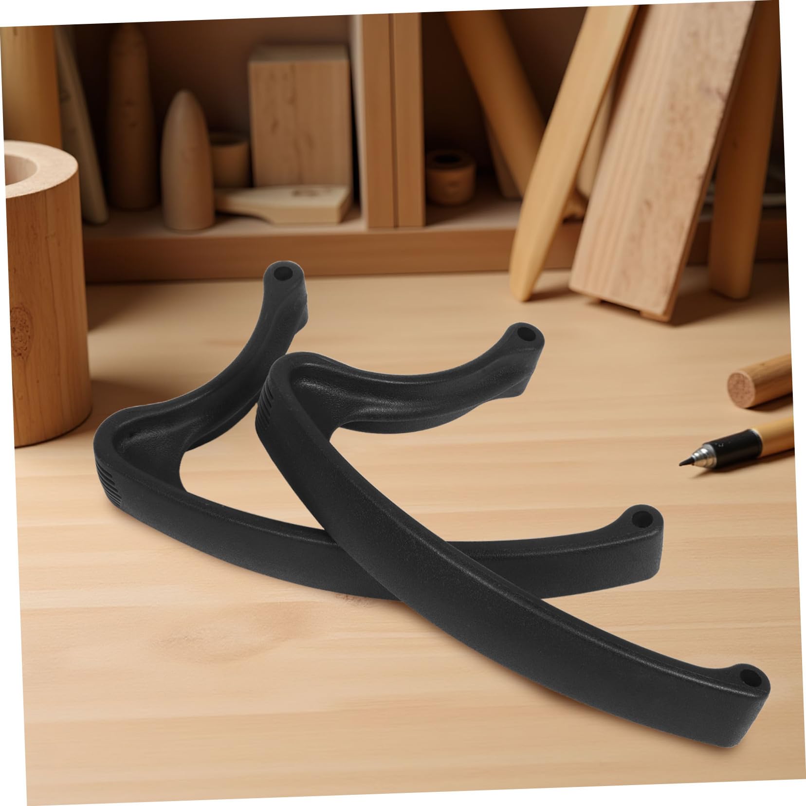 STOBAZA Braccioli Sostitutivi in Plastica per Supporto Ergonomico per Sedia da Scrivania Accessori Resistenti e Facili da Installare per Gaming e Casa